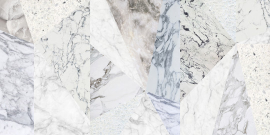 Marmor Tapete Big Diamond Marble von Rebel Walls