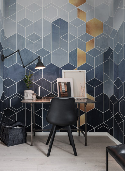 Grafische Tapete Gradient Geometry von Rebel Walls