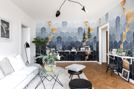 Grafische Tapete Gradient Geometry von Rebel Walls