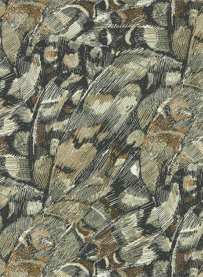 Harlequin Papier peint Lamina - Onyx/ Bronze