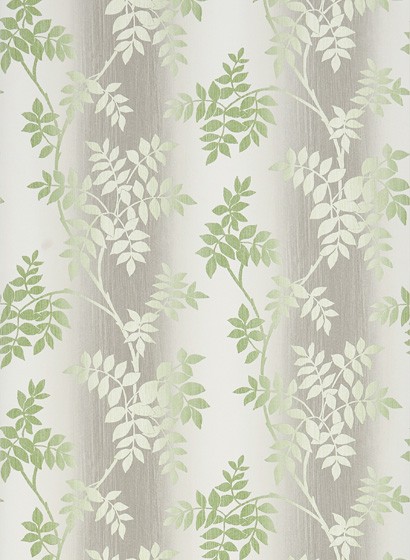Nina Campbell Wallpaper Posingford Grey/ Green