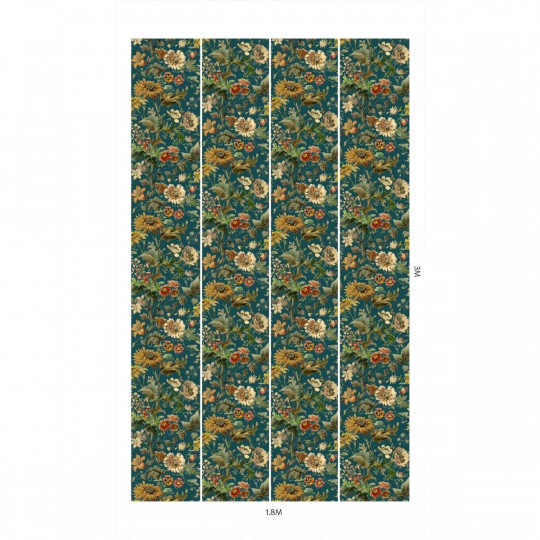Wandbild Avalon von House of Hackney - Petrol