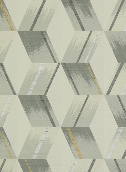 Zoffany Wallpaper Rhombi Empire Grey