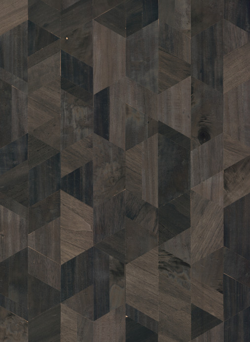 Geometrische Holztapete Formation von Arte - 38204