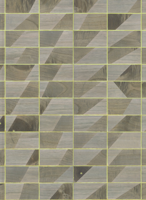 Geometrische Holztapete Trapeze von Arte - 38213