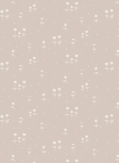 Florale Tapete Bianca von Sandberg - Dusty Pink