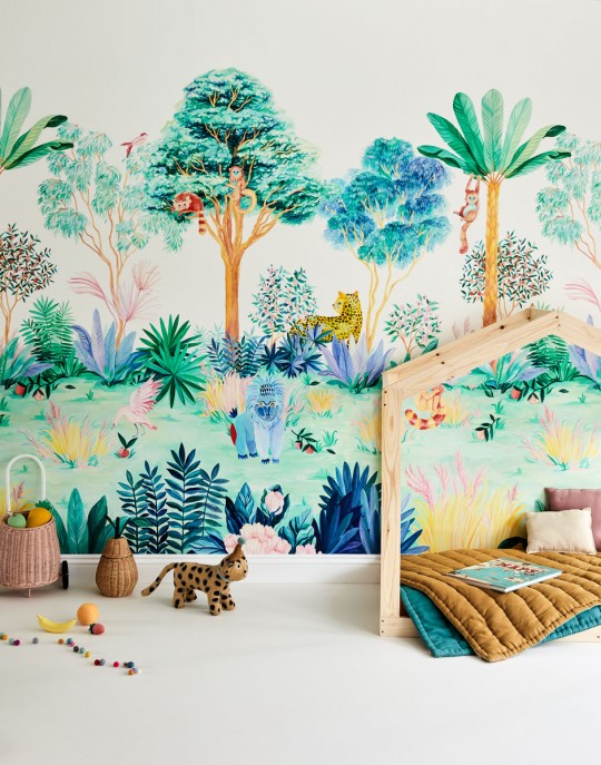 Wandbild Jungle von Sian Zeng - Colour