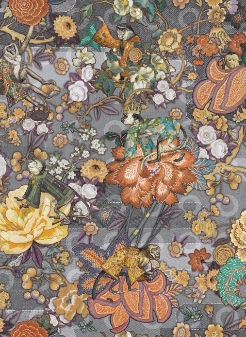 Tapete Rendezvous Tokyo Blue von Moooi - Cashmere