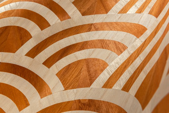 Tapete Lucky O's von Moooi - Birch & Gold