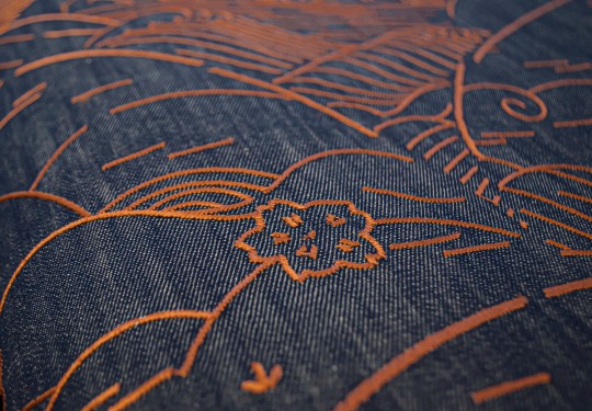Moooi for Arte Papier peint Indigo Macaque - MO3000 - Copper