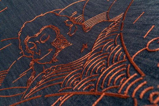 Moooi for Arte Papier peint Indigo Macaque - MO3000 - Copper