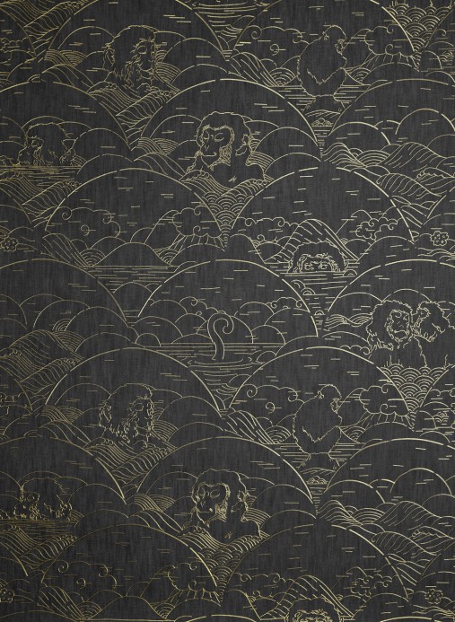 Tapete Indigo Macaque von Moooi - Ivory