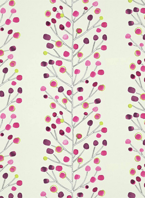 Scion Carta da parati Melinki Berry Tree - Mink/ Plum/ Bery/ Lime