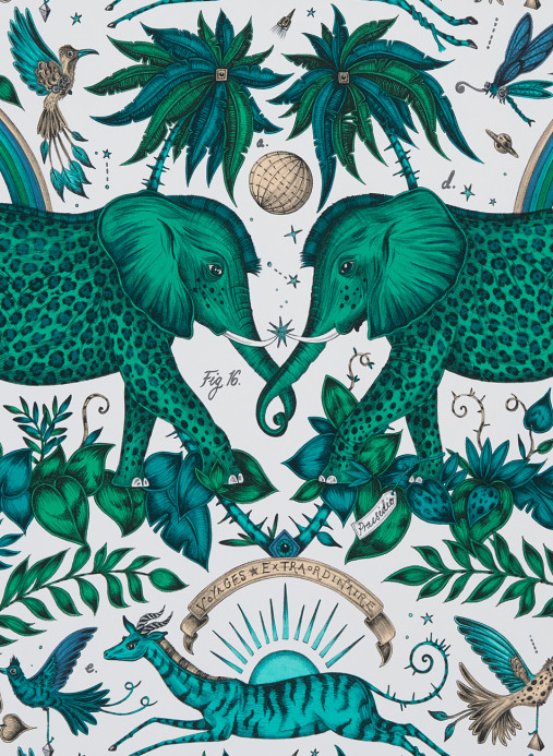 Clarke & Clarke Tapete Zambezi - Green