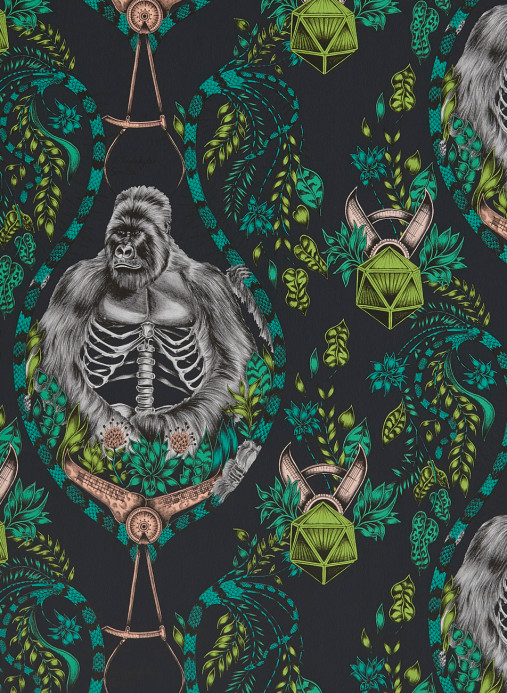 Clarke & Clarke Tapete Silverback - Charcoal