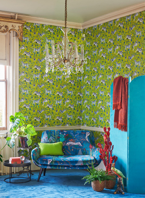 Clarke & Clarke Wallpaper Protea - Lime