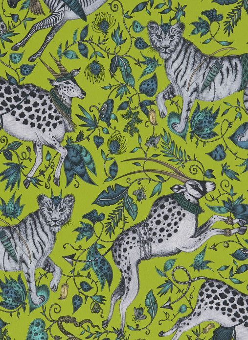 Clarke & Clarke Tapete Protea - Lime