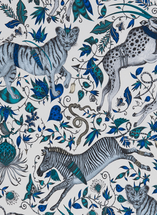 Clarke & Clarke Tapete Protea - Blue