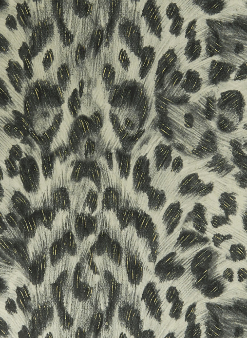 Clarke & Clarke Tapete Felis - Charcoal/ Gold