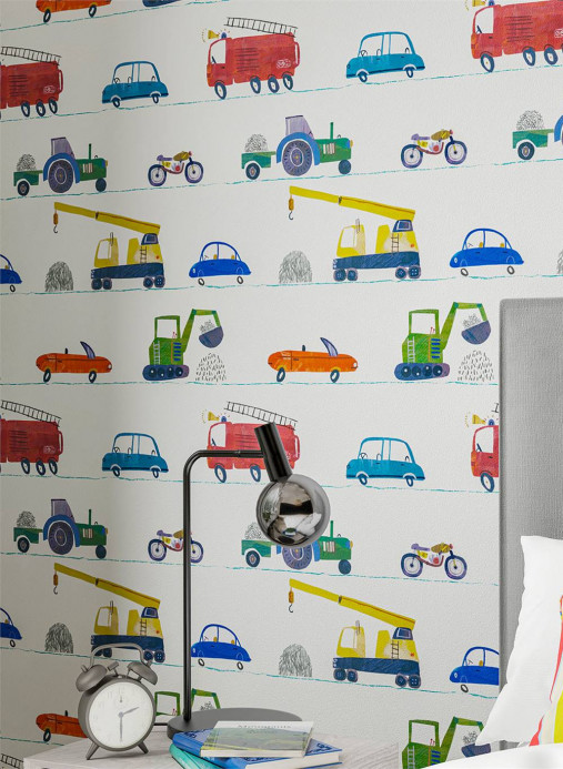 Harlequin Wallpaper Just Keep Trucking
