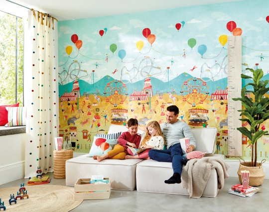 Harlequin Wandbild Life is a Circus