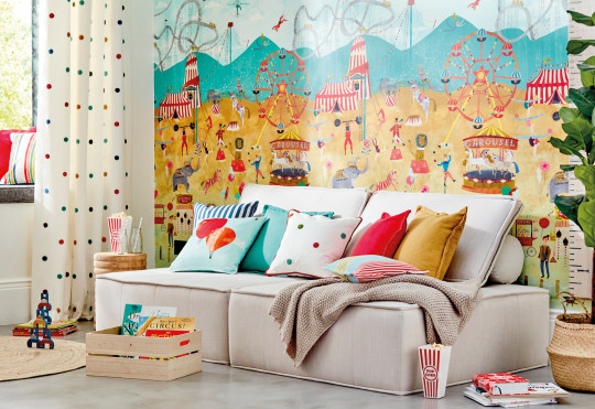 Harlequin Wandbild Life is a Circus