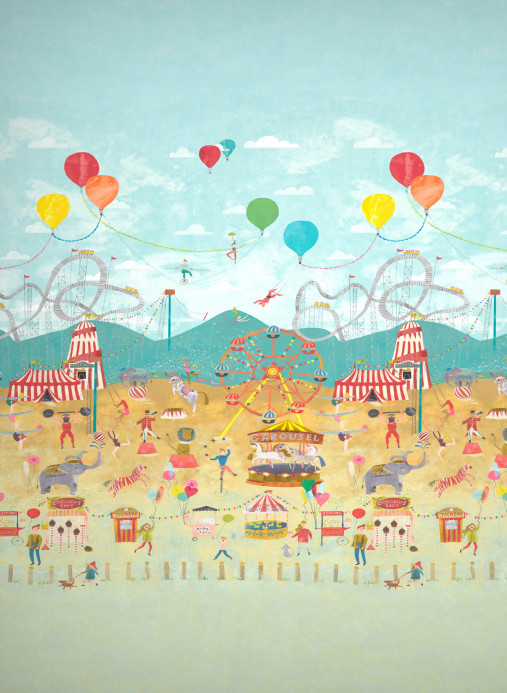 Harlequin Wandbild Life is a Circus - Carousel