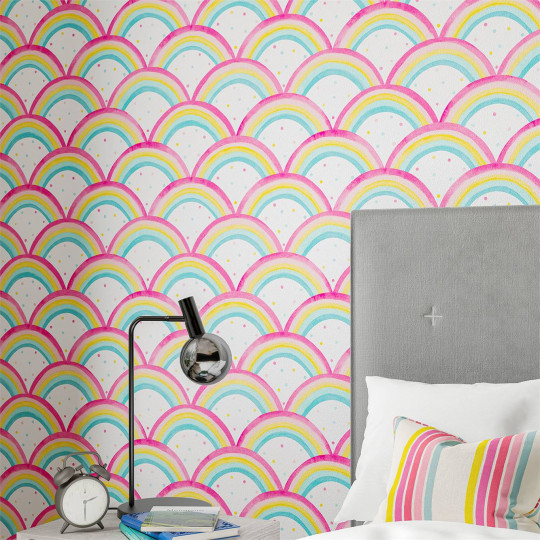 Harlequin Wallpaper Rainbow Brights