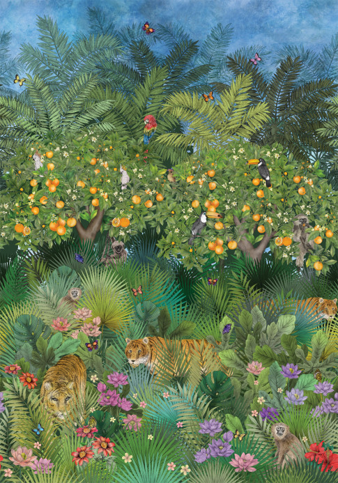 Matthew Williamson Mural Tiger Grove Multi