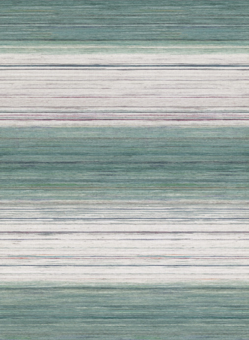 Osborne & Little Wallpaper Kozo Stripe Peppermint