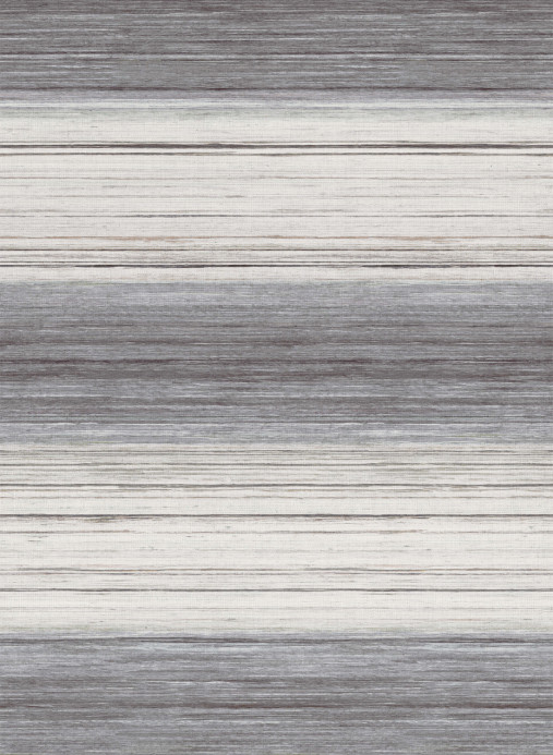 Osborne & Little Wallpaper Kozo Stripe Charcoal