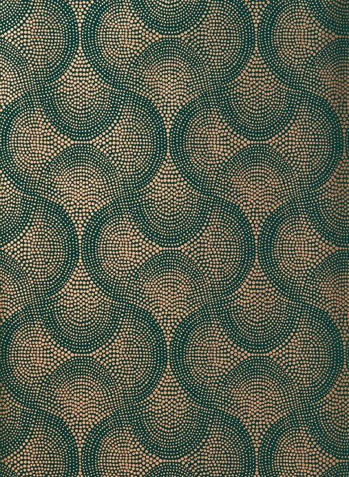 Osborne & Little Wallpaper Uroko Teal/ Copper