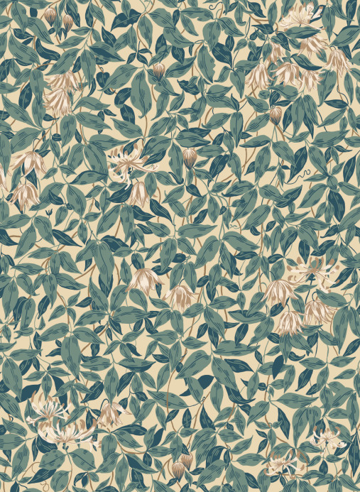 Sandberg Wallpaper Linnea - Blue