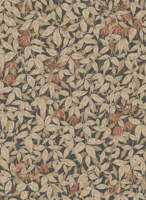 Sandberg Wallpaper Linnea - Charcoal