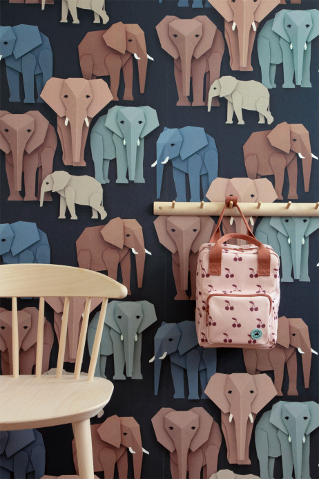 studio ditte Papier peint Elephant