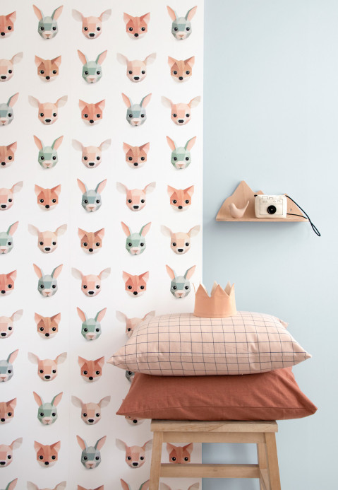 studio ditte Wallpaper Forest Animals