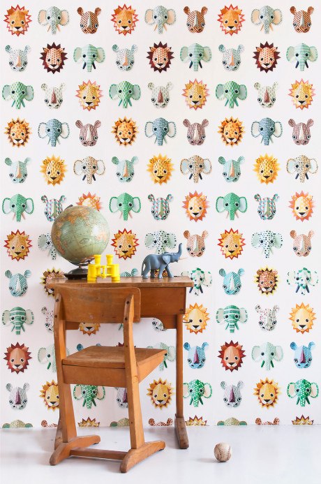 studio ditte Wallpaper Wild Animals Cool