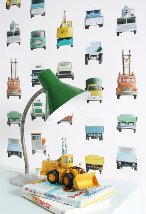 studio ditte Wallpaper Work Vehicles