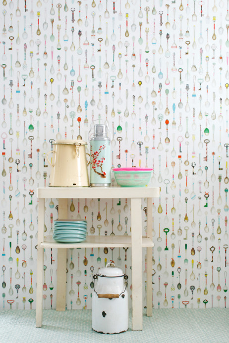 studio ditte Wallpaper Teaspoon Teaspoon