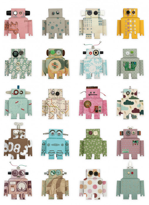 studio ditte Carta da parati Robot - Robot