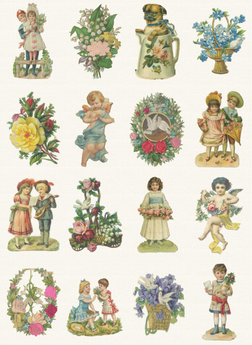 Studio Ditte Tapete Vintage Scraps