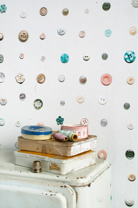 studio ditte Papier peint Button - Button