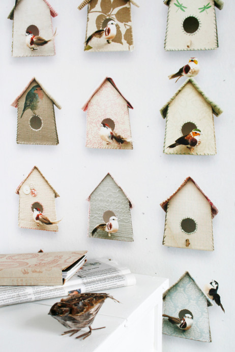 studio ditte Papier peint Birdhouse - Birdhouse