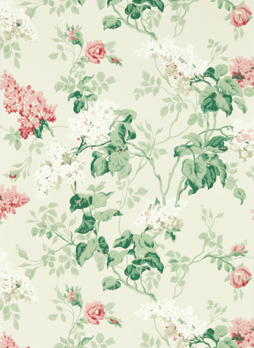 Sanderson Wallpaper Sommerville - Blush/ Grey Birch