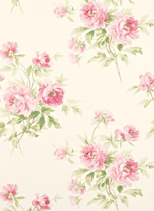 Sanderson Wallpaper Adele - Rose/ Cream