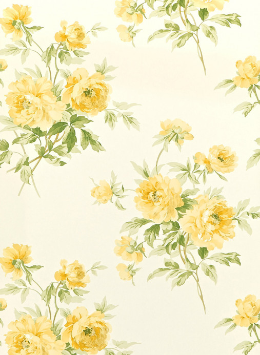 Sanderson Wallpaper Adele - Primrose/ Ivory
