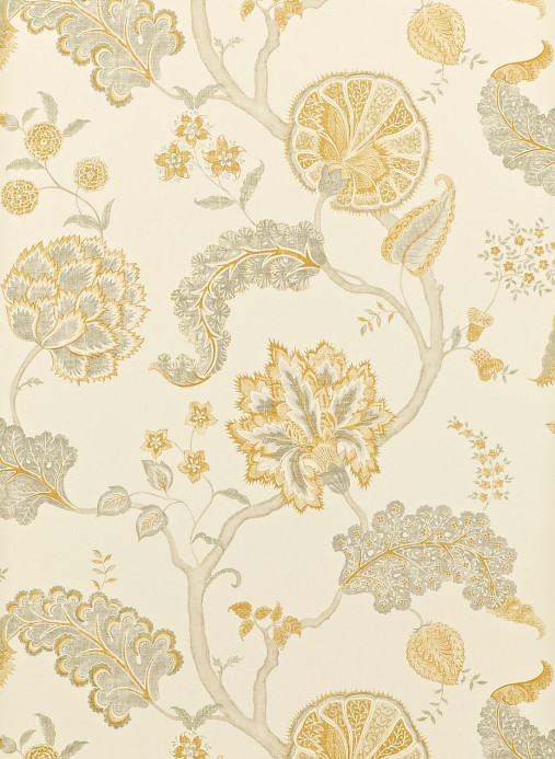 Sanderson Papier peint Palampore - Silver/ Gold