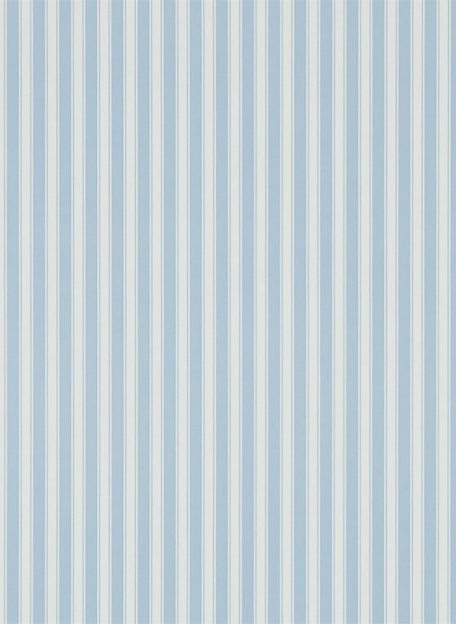 Sanderson Papier peint New Tiger Stripe - Blue/ Ivory