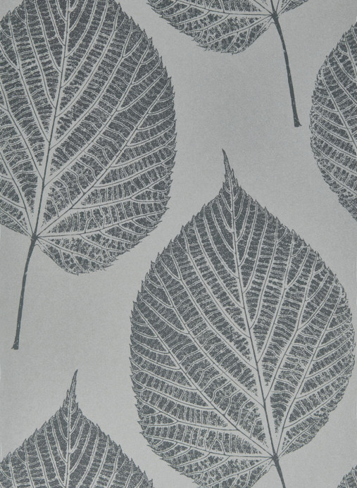 Harlequin Carta da parati Leaf - Slate/ Silver
