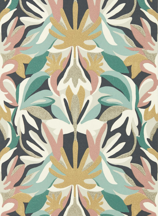 Harlequin Wallpaper Melora - Positano/ Succulent/ Gold